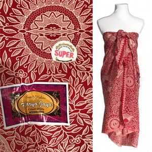 NEW Bali Sarong Swim Cover Up Shrug
Lotus Red